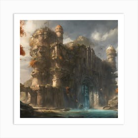 Fantasy Castle 81 Art Print