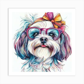 Shih Tzu 13 Art Print