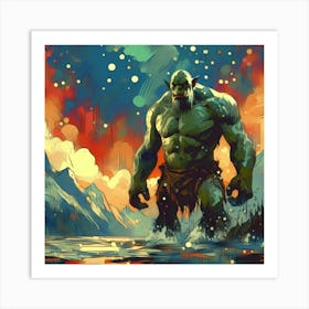 Ogre S Lair 9 Art Print