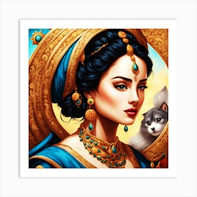 Exotic Beauty Artwork 4 Art Print