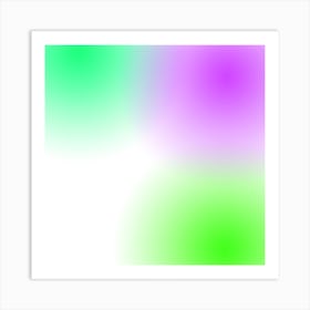 Abstract Purple And Green Background Art Print