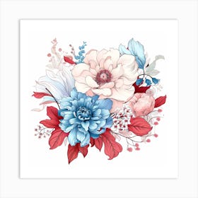 Floral Bouquet 12 Art Print