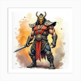 Mortal Kombat Ninja Fighter Concept Art (52) Art Print