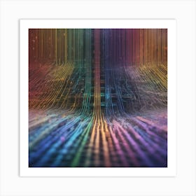 Abstract Computer Background Art Print