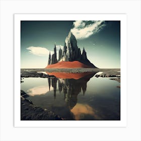 Reflection In The Water Art Print