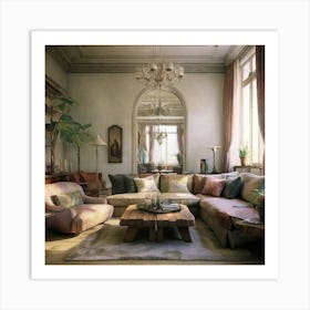 Bohemian Living Room Art Print