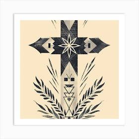 Cross Tattoo Art Print