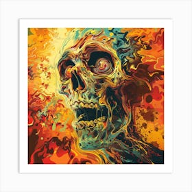 Skull Art 14 Art Print