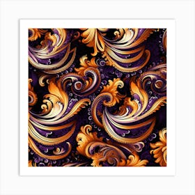 Abstract Seamless Pattern Art Print