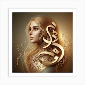 Arabic Calligraphy Art Print