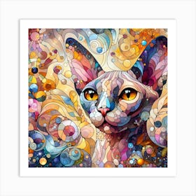 Sphynx-cat 3 Art Print