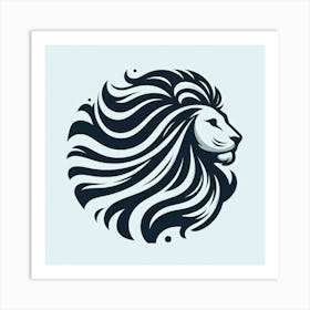 Lion Head 1 Art Print