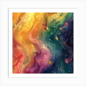 Nebula Painting Art Print