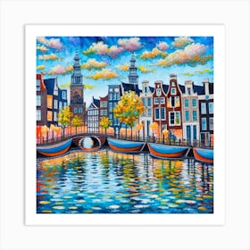 Amsterdam Jigsaw Puzzle Art Print