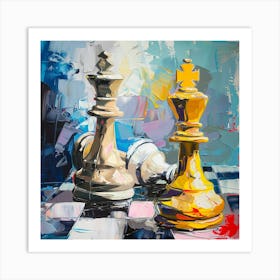 Chess Pieces Art Print