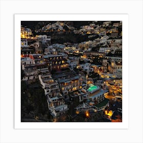 Positano, Amalfi Coast, Italy 1 Art Print