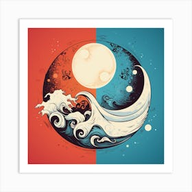 Yin Yang 5 Art Print