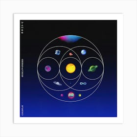 Coldplay Album Fanart 3 Art Print