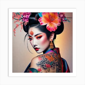 Geisha 176 Art Print