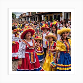 Venezuelan Carnival 3 Art Print