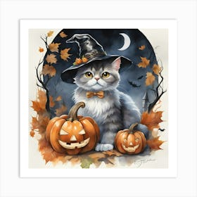Halloween Pumpkins 8 Art Print