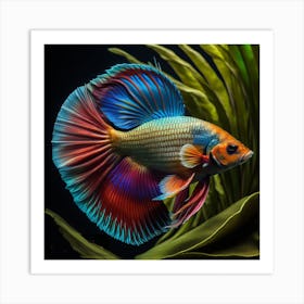 Betta 2 - Siamese Fighting Fish Art Print