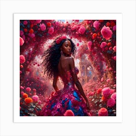 Dream Of Roses Art Print