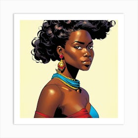 African American Woman Art Print