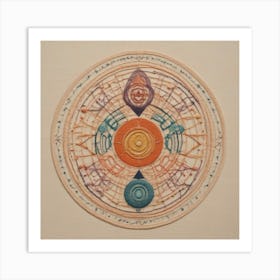 Shamanic Circle Art Print