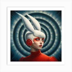 Rabbit Ears Art Print