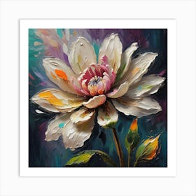 Flower Painting Art Print