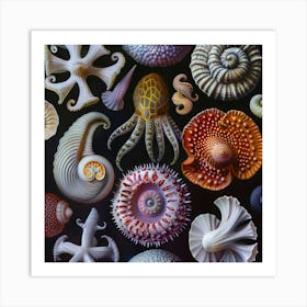 Sea Creatures Art Print