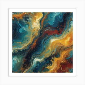 Abstract Painting 116 Art Print