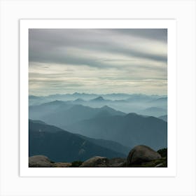 Mountain View Art Print