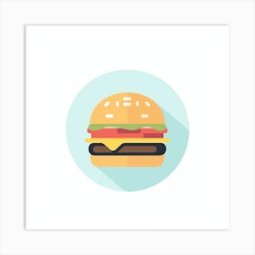 Hamburger Icon Art Print