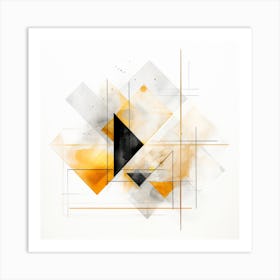 Abstract Geometric Painting Art Print