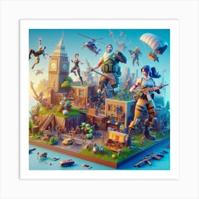 Fornite V1 Art Print