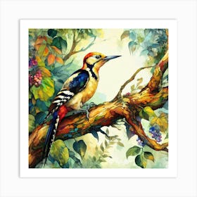 Woodpecker Art Print