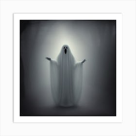 Ghost In The Woods Art Print