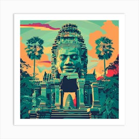 Angkor Temple 4 Art Print