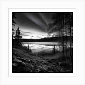 Black And White Photo 3 Art Print