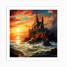 Fantasy Castle Art Print