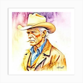 FM-73 THE COWBOY Art Print