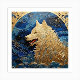 Wolf In The Sky Art Print