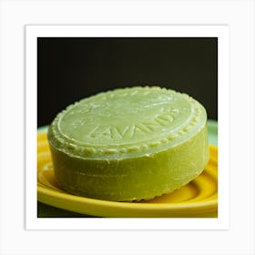 Soap On A Plate Art Print