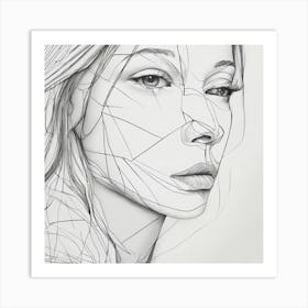 Portrait Of A Woman Art Print