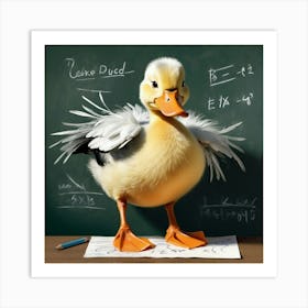 Ducky Math Art Print