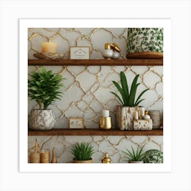 Decorative Shelves 1 Art Print