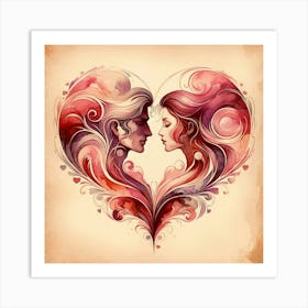 Heart Of Love Art Print