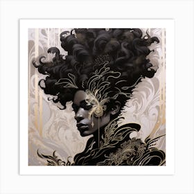 'Black Woman' Art Print